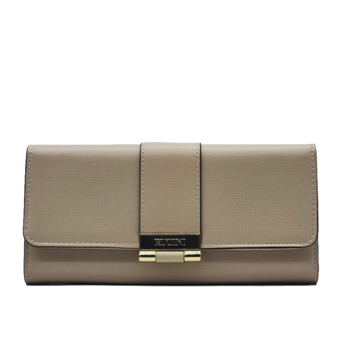 Ladies Long Tri-Fold Snap Long Wallet