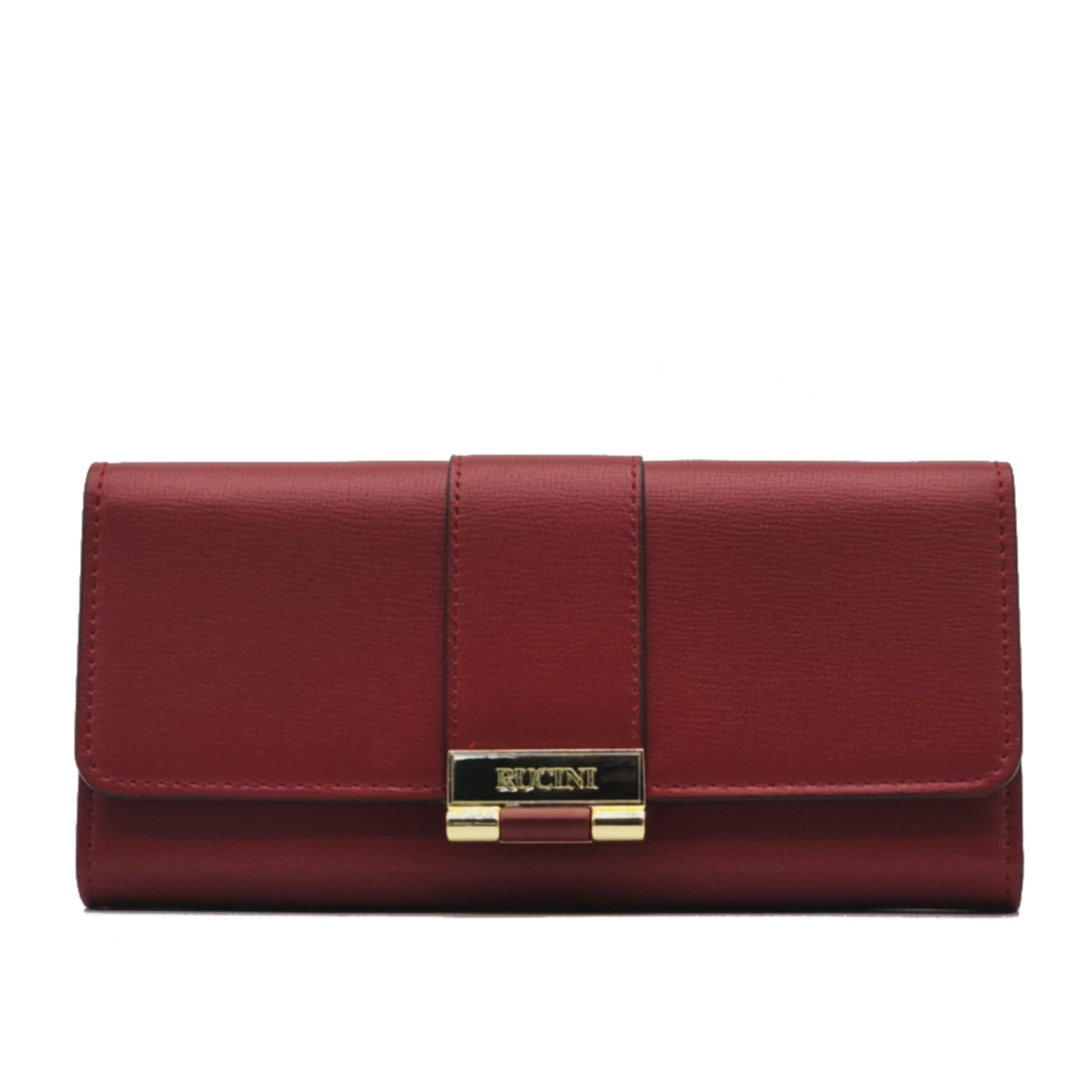Ladies Long Tri-Fold Snap Long Wallet