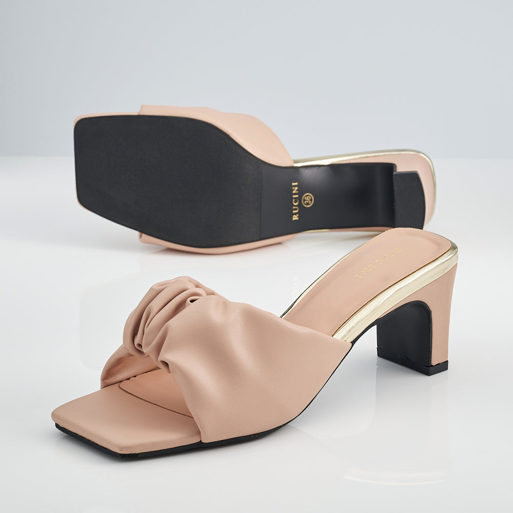 Open Toe Slide Heels