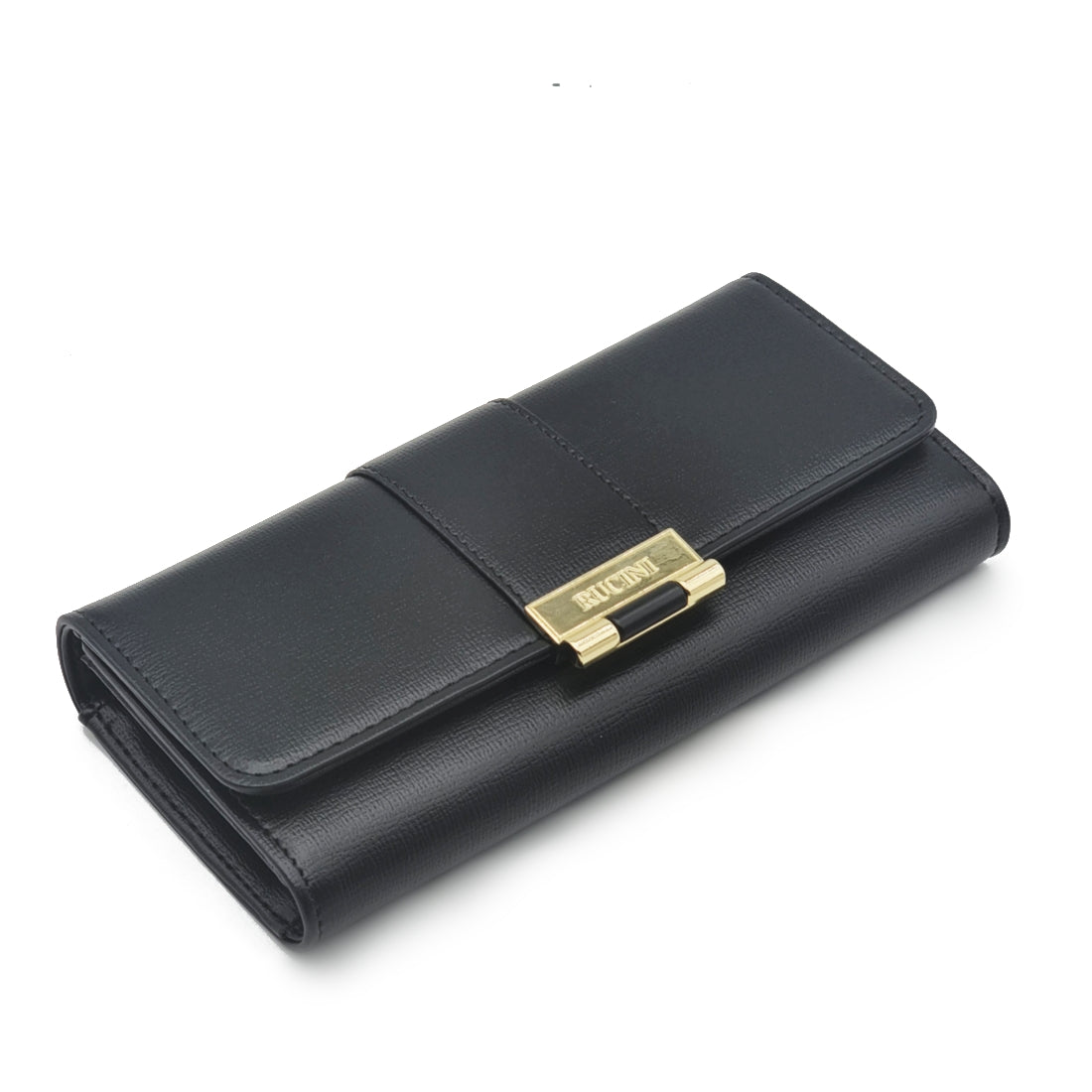 Ladies Long Tri-Fold Snap Long Wallet