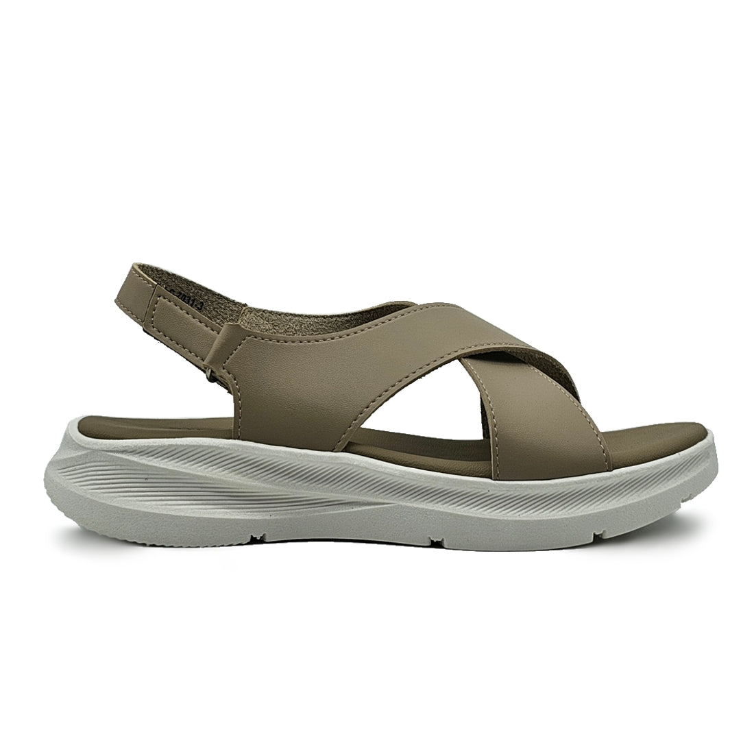 Cross Band Velcro Slingback Sandals
