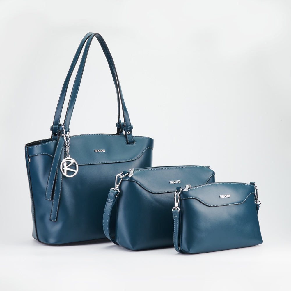 Ursuline Shoulder Tote Bag 3-in-1 Bundle Set