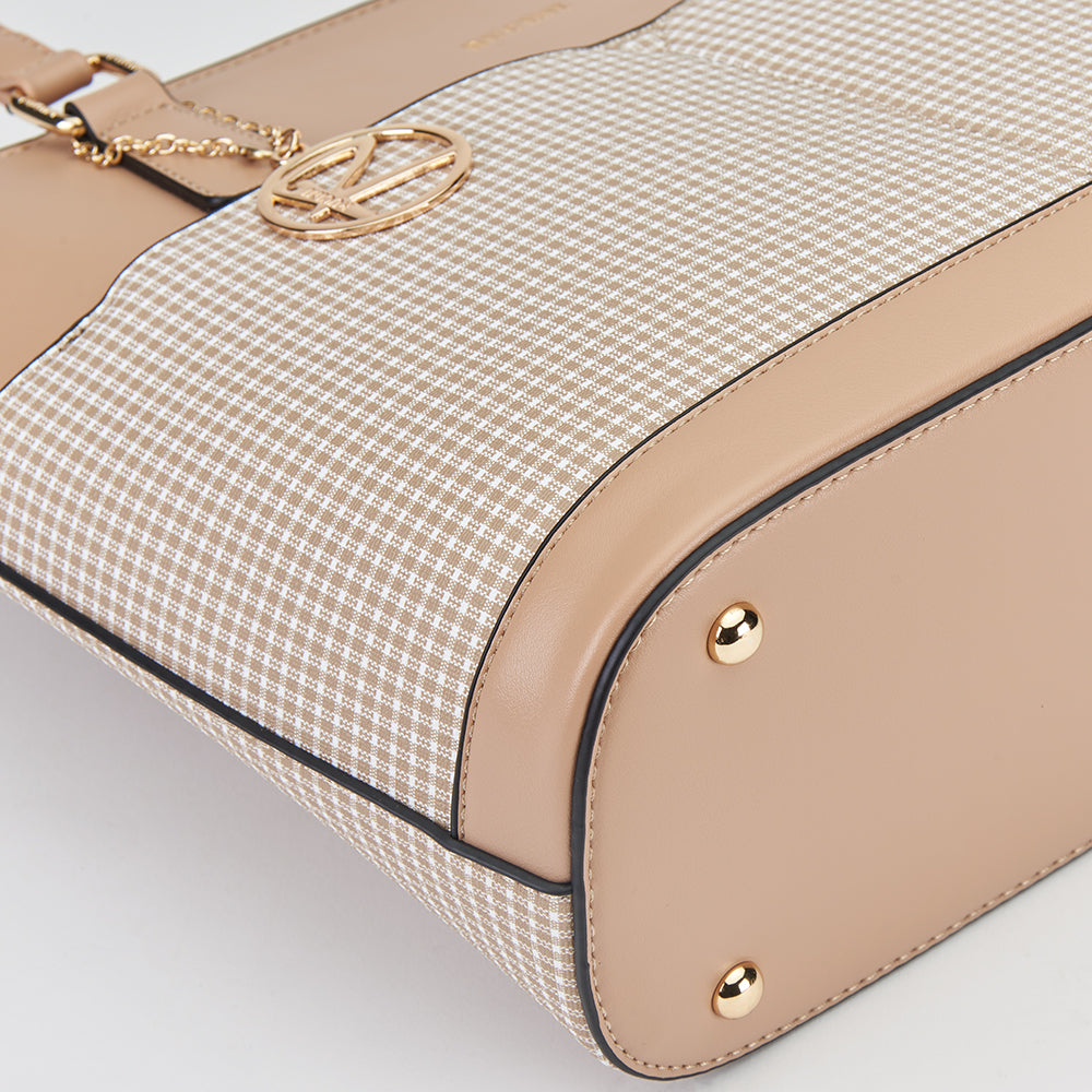 Checkered Tote Bag 3-in-1 Bundle Set