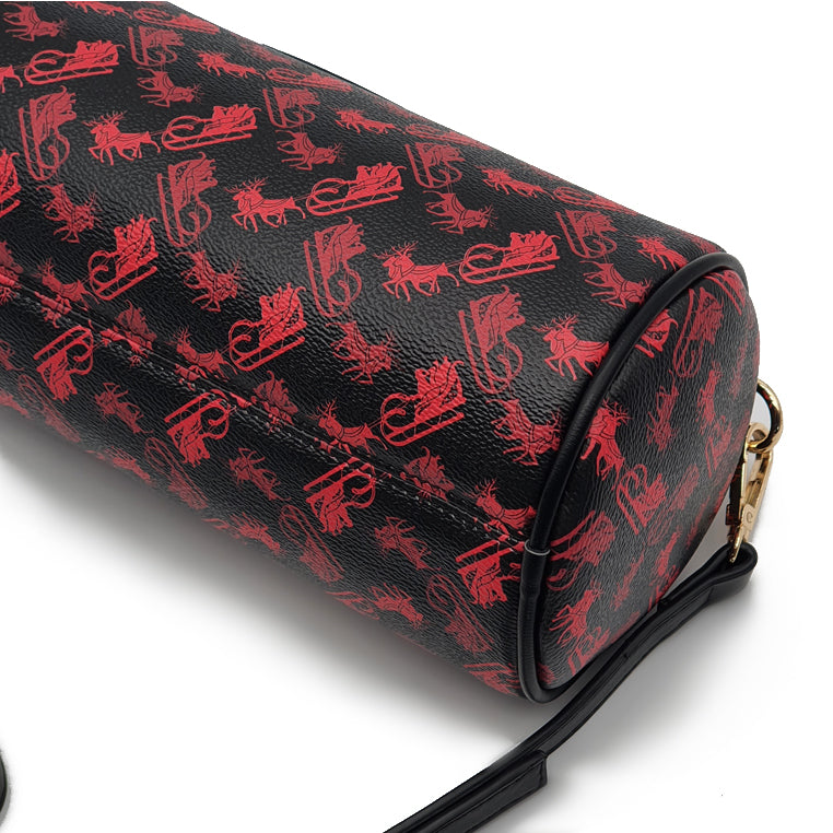 Cylindrical Barrel Crossbody Sling Bag