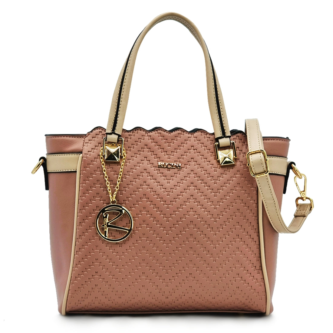 Wendie Compact Top Handle Satchel Handbag