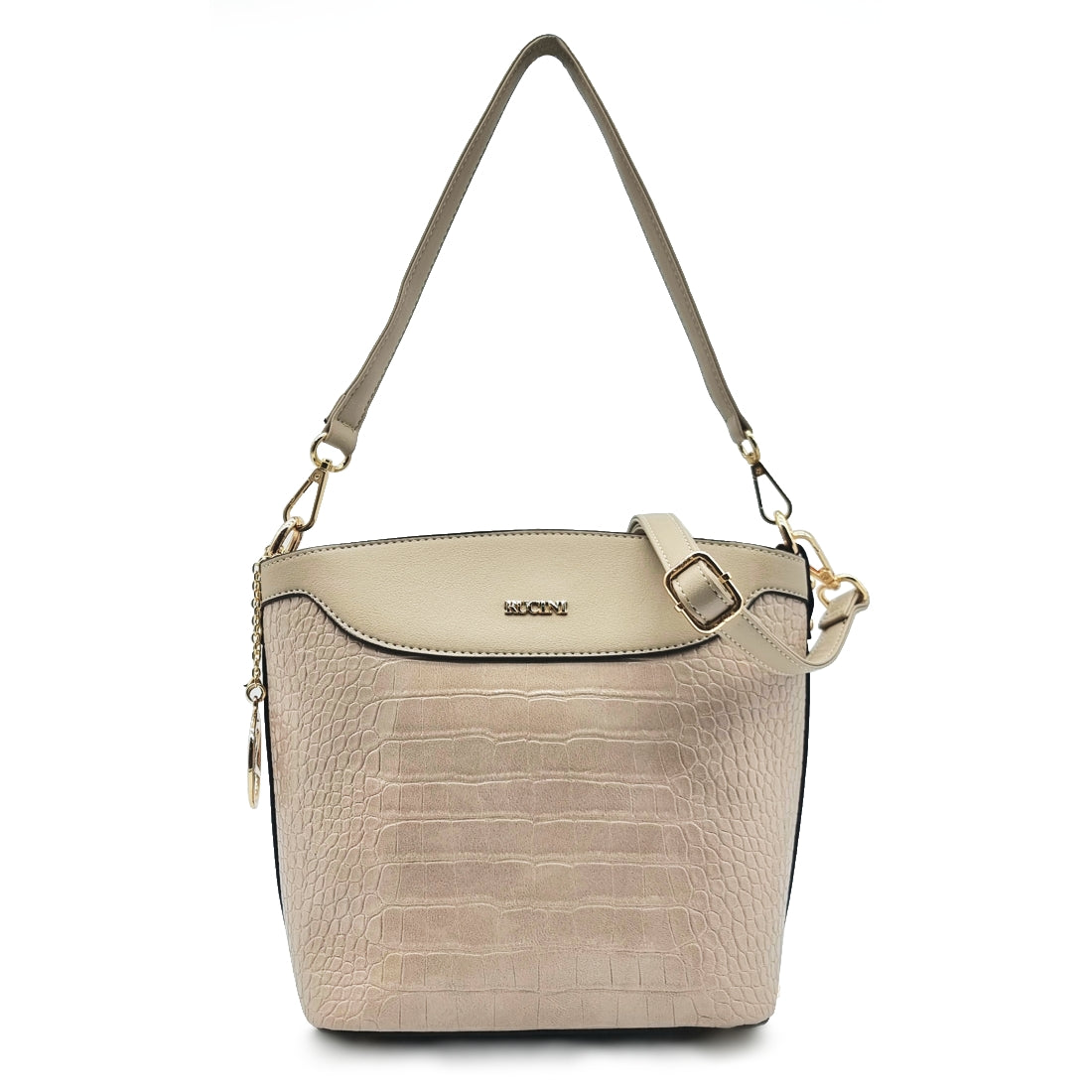 Scales Textured Shoulder Bag