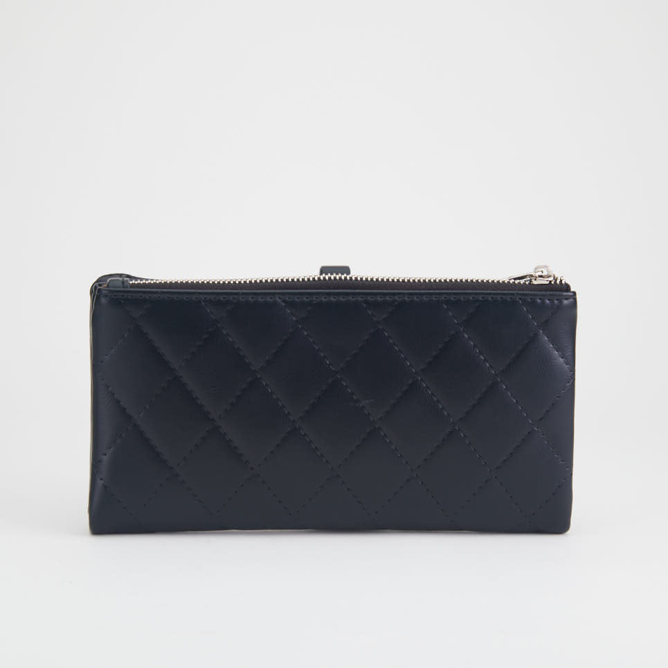 Cross-Stitch Long Snap Purse
