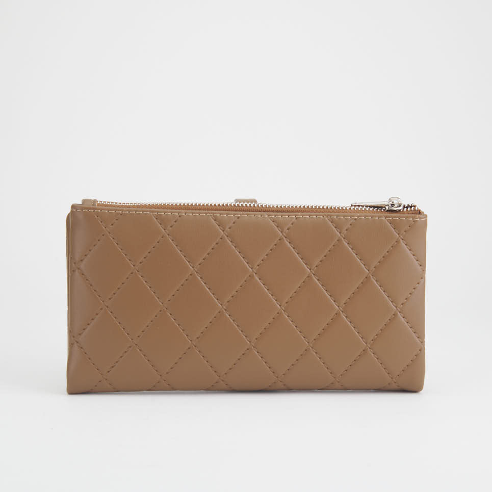 Cross-Stitch Long Snap Purse