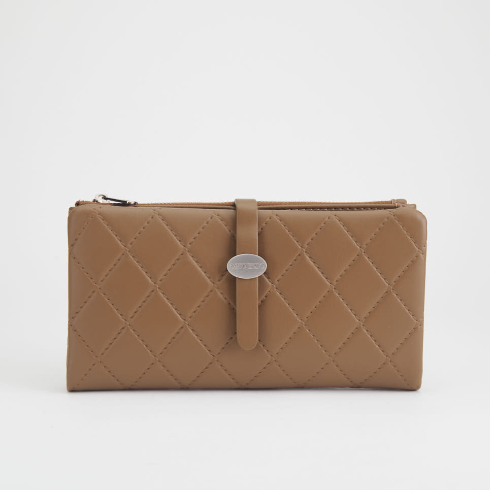 Cross-Stitch Long Snap Purse