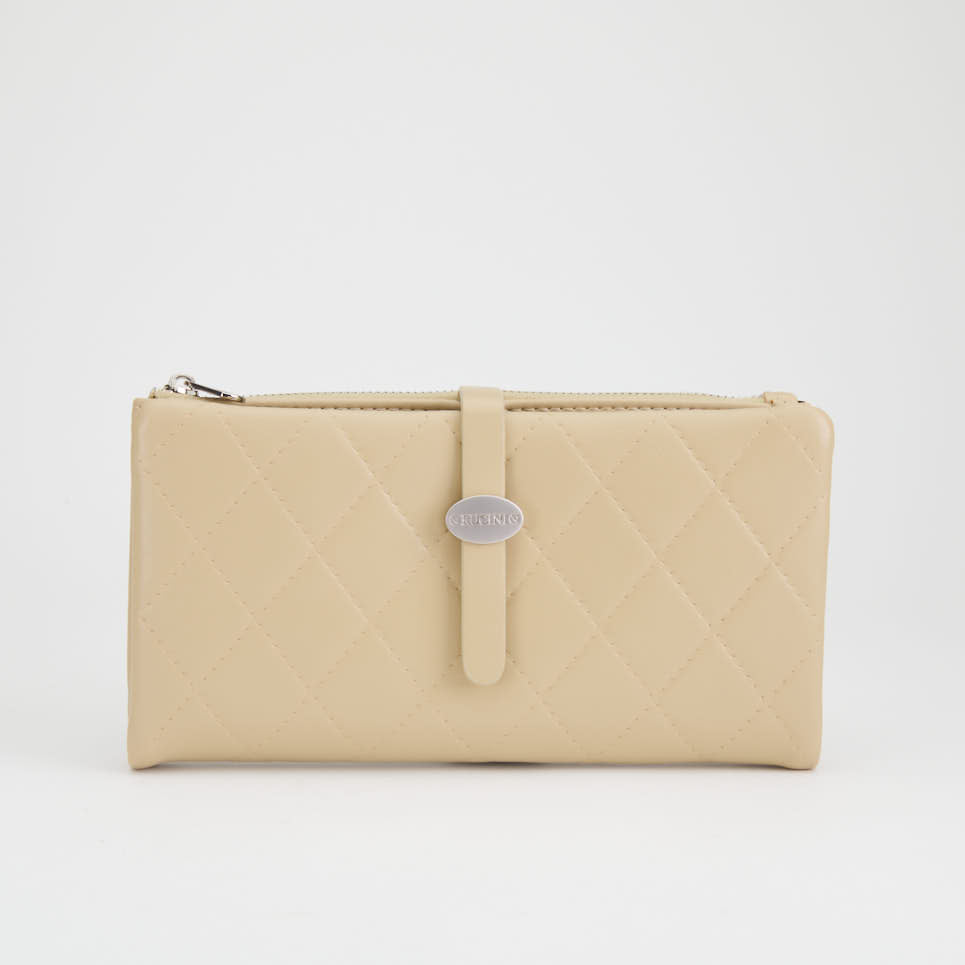 Cross-Stitch Long Snap Purse