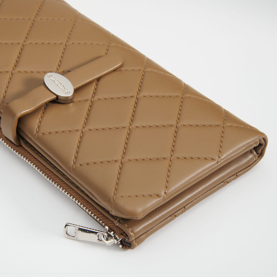 Cross-Stitch Long Snap Purse