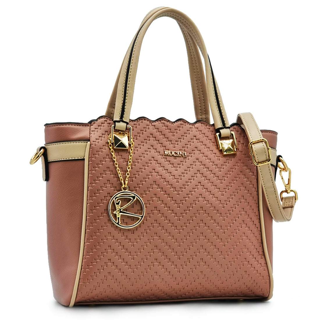 Wendie Compact Top Handle Satchel Handbag