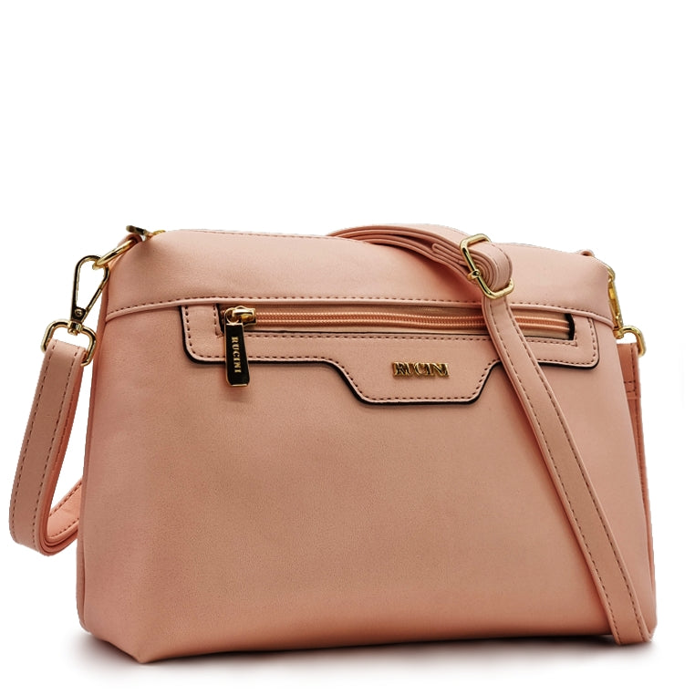 Clemence Crossbody Sling Bag with Front Zip Pocket