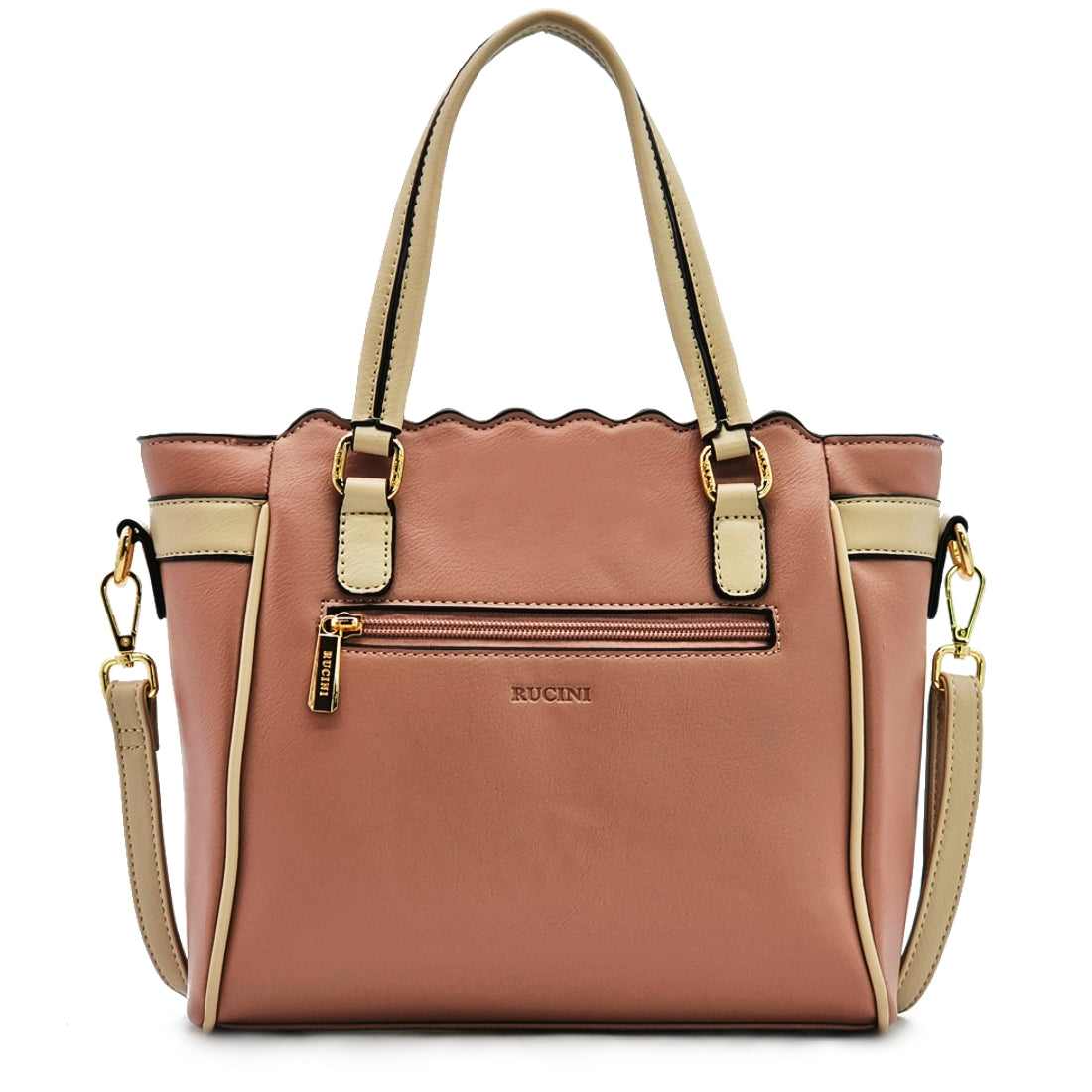 Wendie Compact Top Handle Satchel Handbag