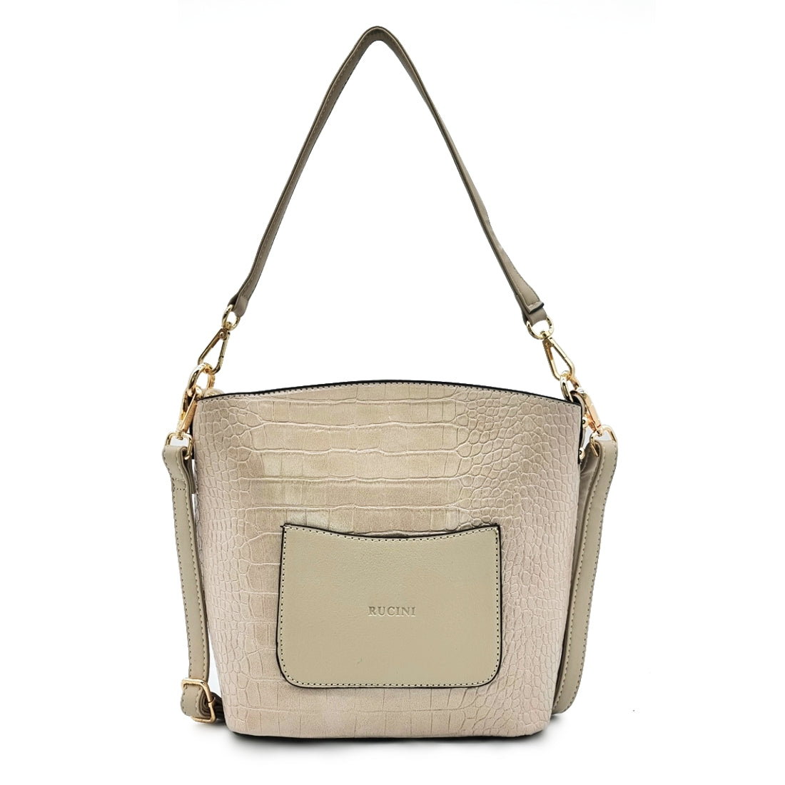 Scales Textured Shoulder Bag