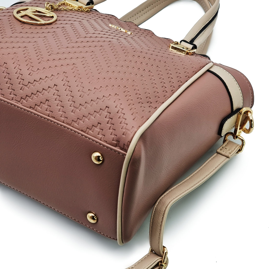 Wendie Compact Top Handle Satchel Handbag