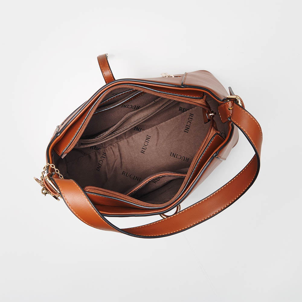 Maelys Single Handle Shoulder Bucket Bag