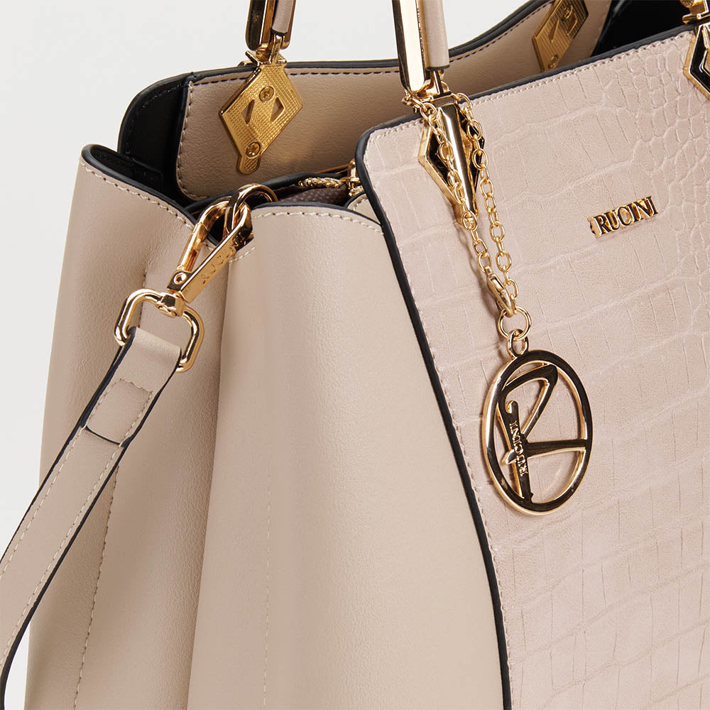 Scales Textured Handbag