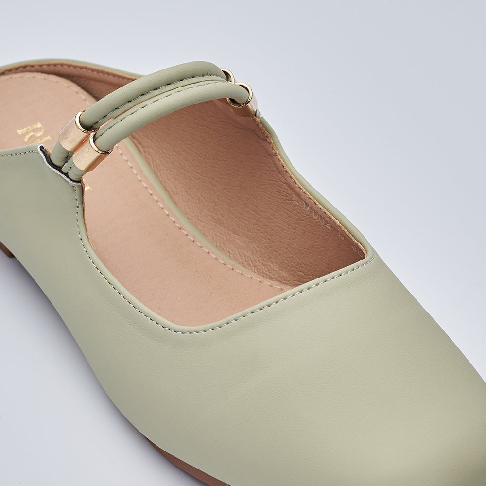 Square Toe Ballet Flats