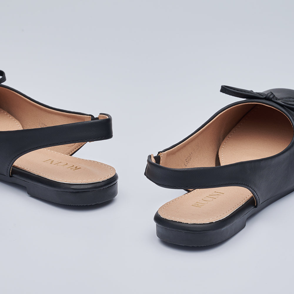Square Toe Slingback Ballet Flats