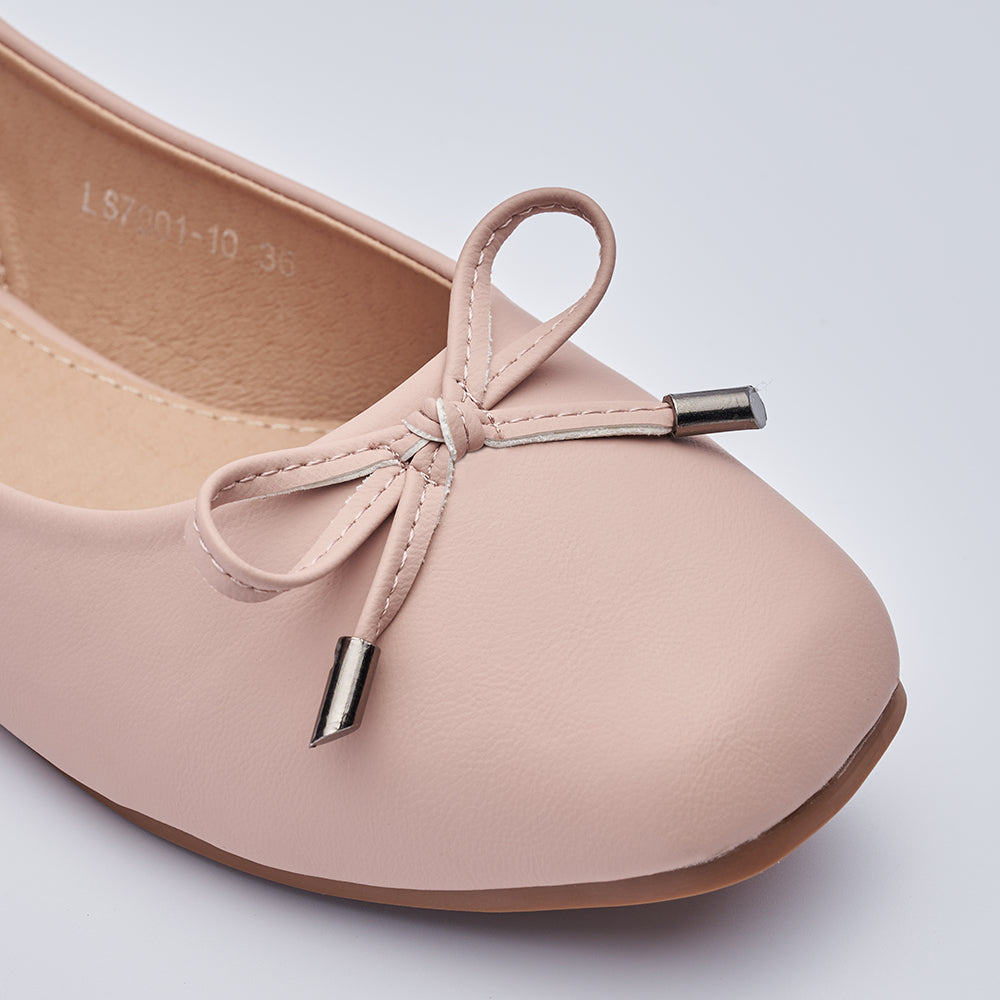 Square Toe Slingback Ballet Flats