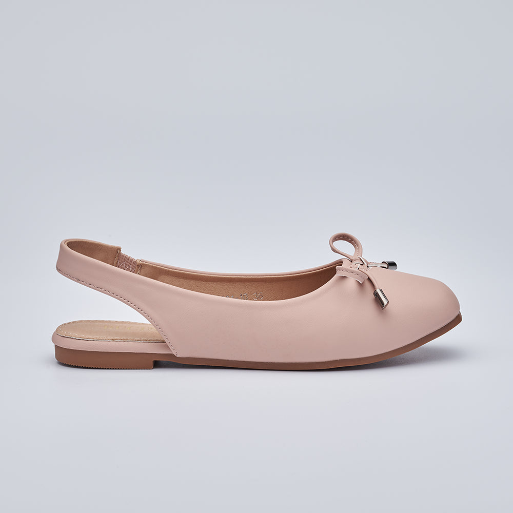 Square Toe Slingback Ballet Flats