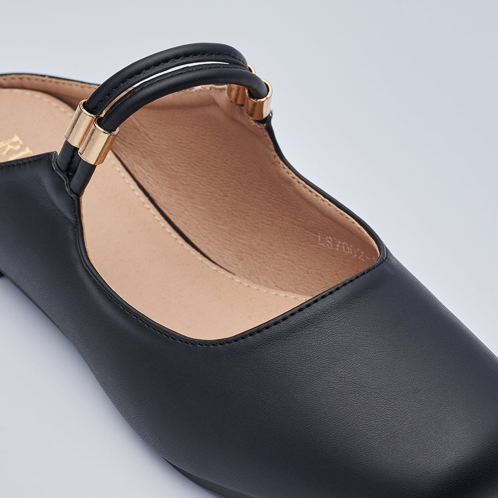 Square Toe Ballet Flats